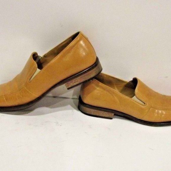 Via Spiga Size 10 Tan Laofers Dress Mens B6B14 main image 5